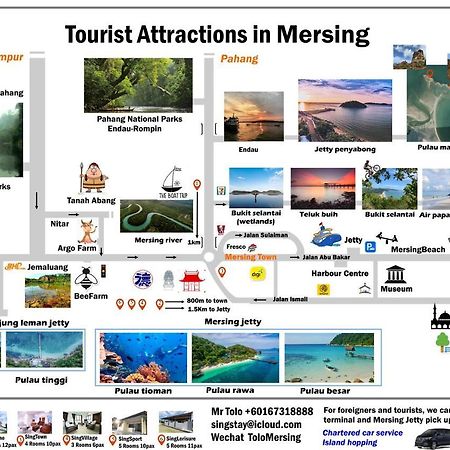 Singleisure Holiday House Mersing Esterno foto