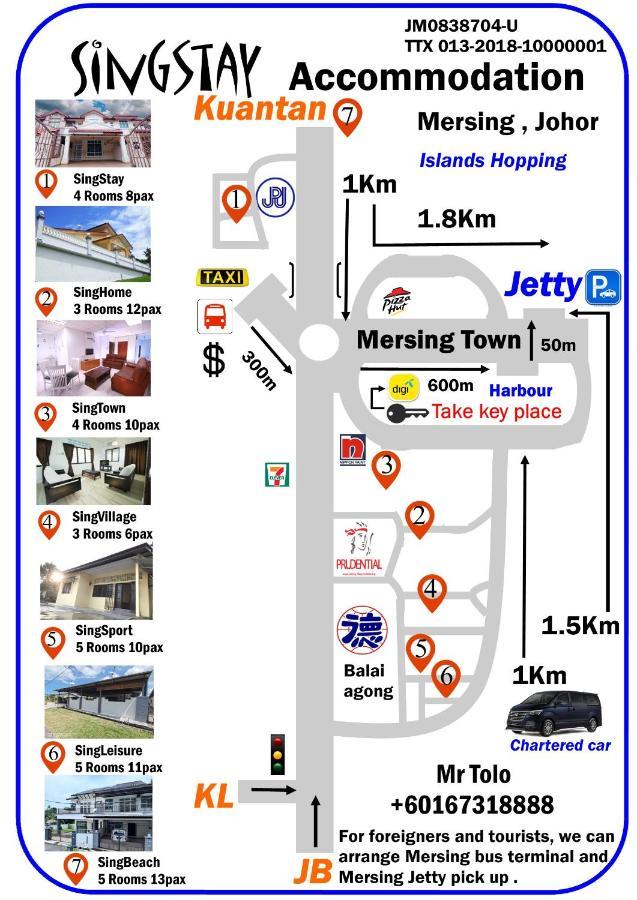 Singleisure Holiday House Mersing Esterno foto